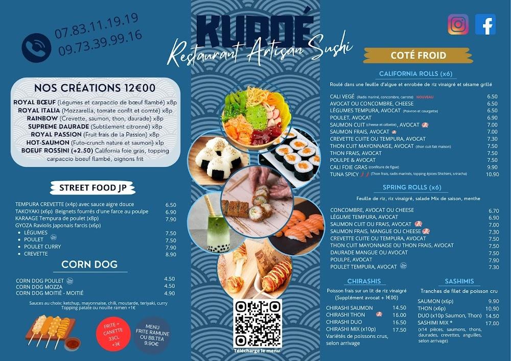 Kuroe Artisan Sushi - Menu Image 1